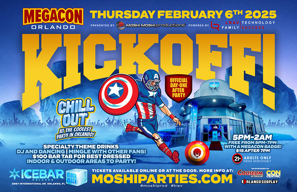 MegaCon Official Afterparty – Thursday, 2/6/25